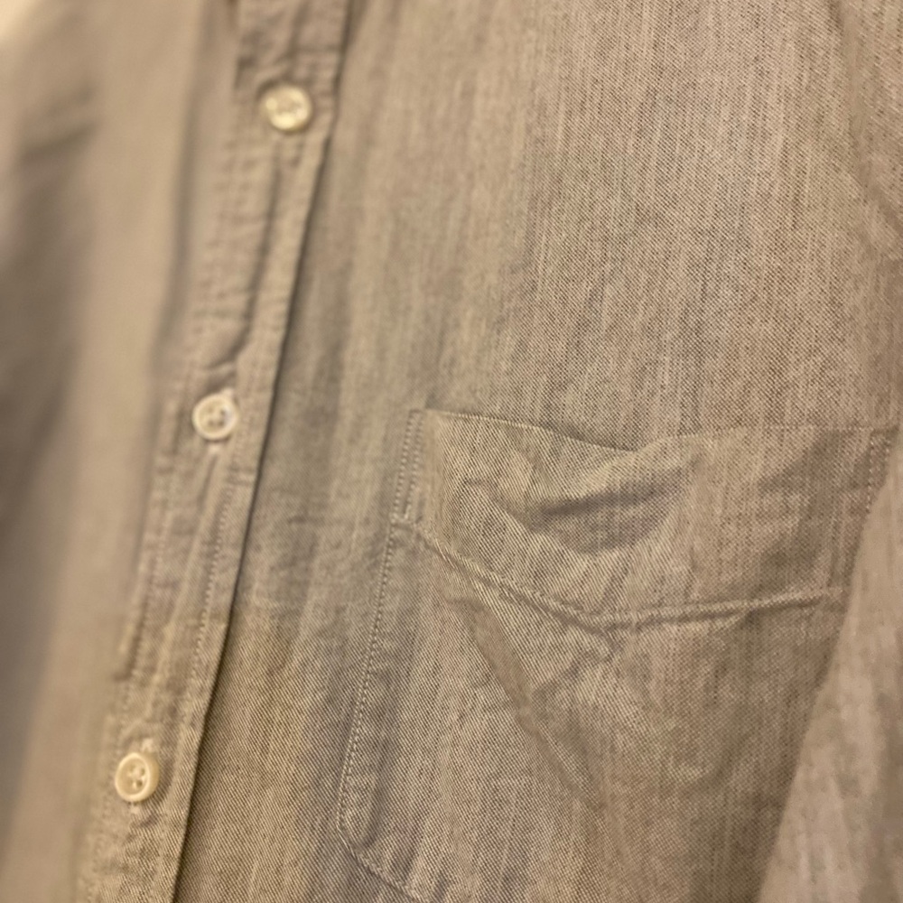 J. Crew Soft Gray Button-Down Shirt - image 2